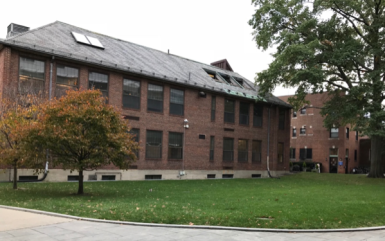 Wheelock College’s Quad, which serves as Harvard's Campus.